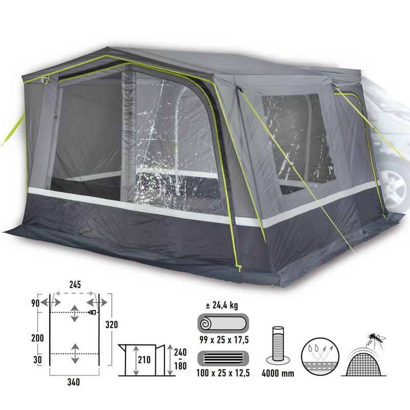 Tente de bus Tramp 2.0 Van SUV VW camping Auvent 4000 mm