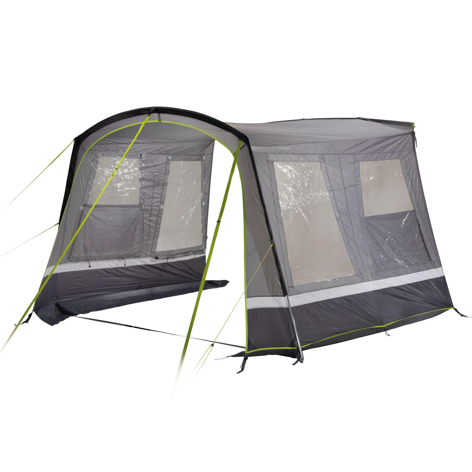 High Peak - Abri Bus Trento 2.0 Van Suv Camping Tente Voyage Auvent - Séjour De Tente - Gris|vert - 4 Places - Decathlon