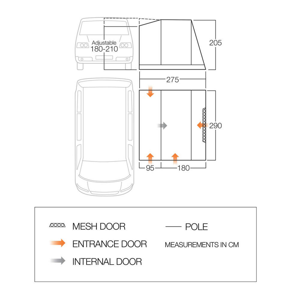 Namiot kempingowy FAROS II LOW