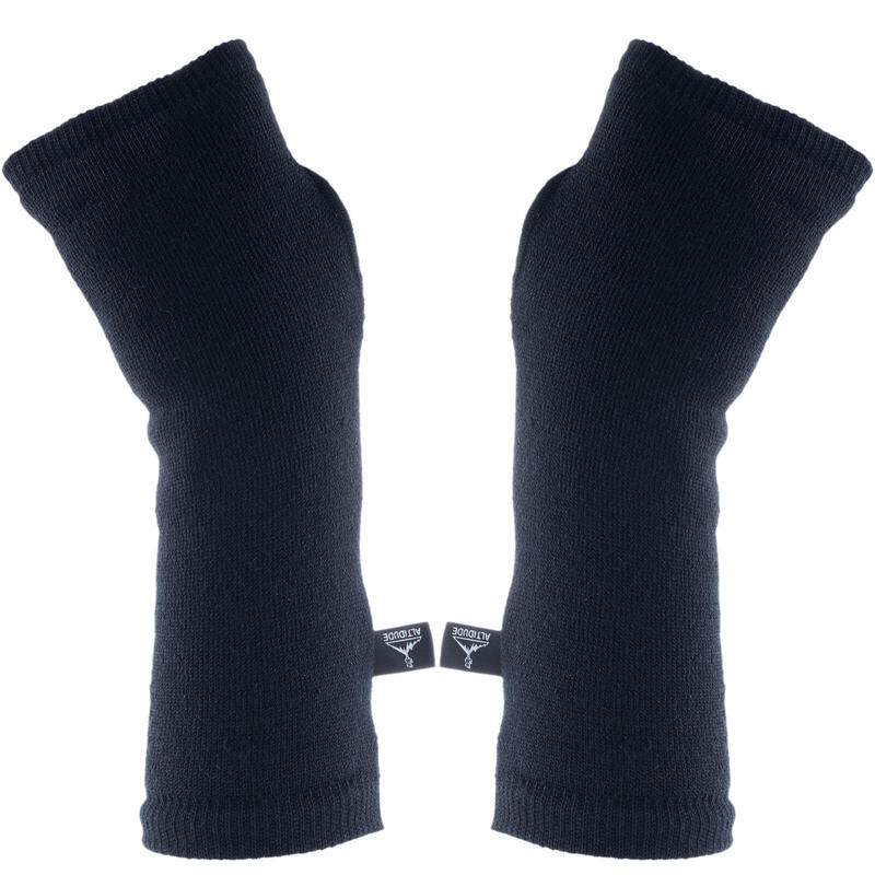 Badstof armwarmers polswarmers vingerloos 100% merinowol