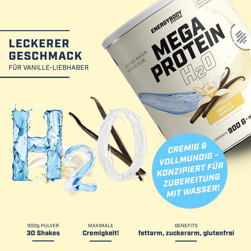 Mega Protein H2O Vanille