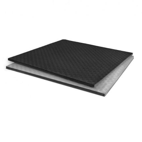 Tatami Profesional Puzzle Fitness Tech 100x100x4 cm Negro y Gris