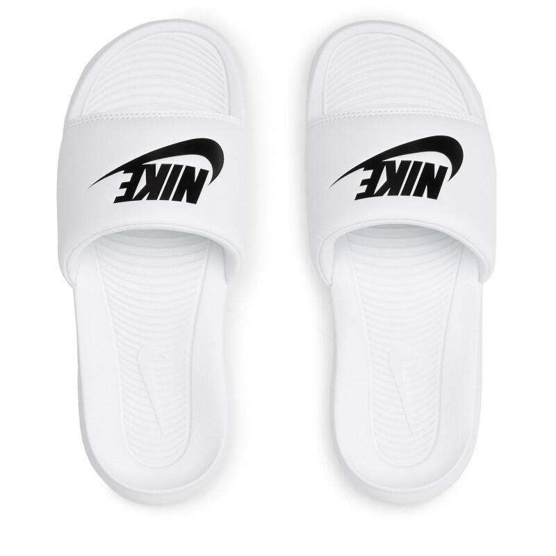 CIABATTE UOMO NIKE VICTORI ONE- BIANCO/NERO 6/6
