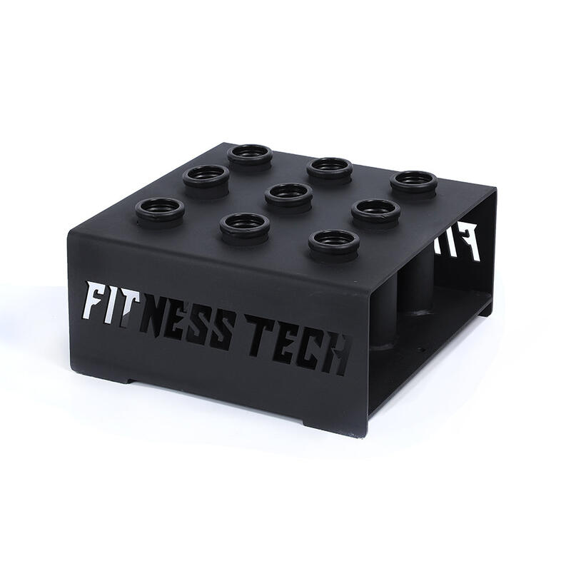 Rack - Soporte Barra Olímpica Suelo Fitness Tech