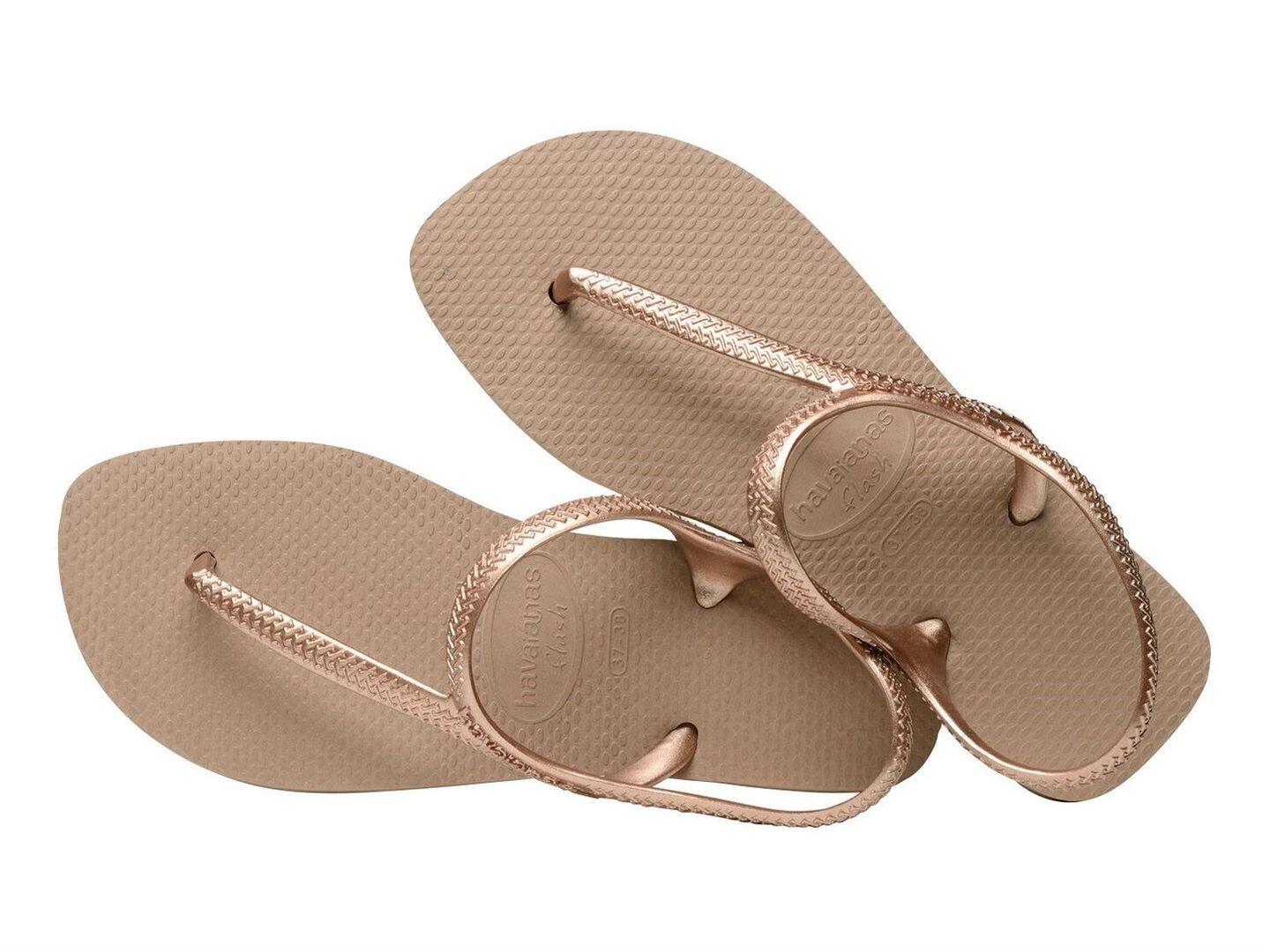 Chinelos Havaianas Modelo Flash Urban Cor Bronze 2/5