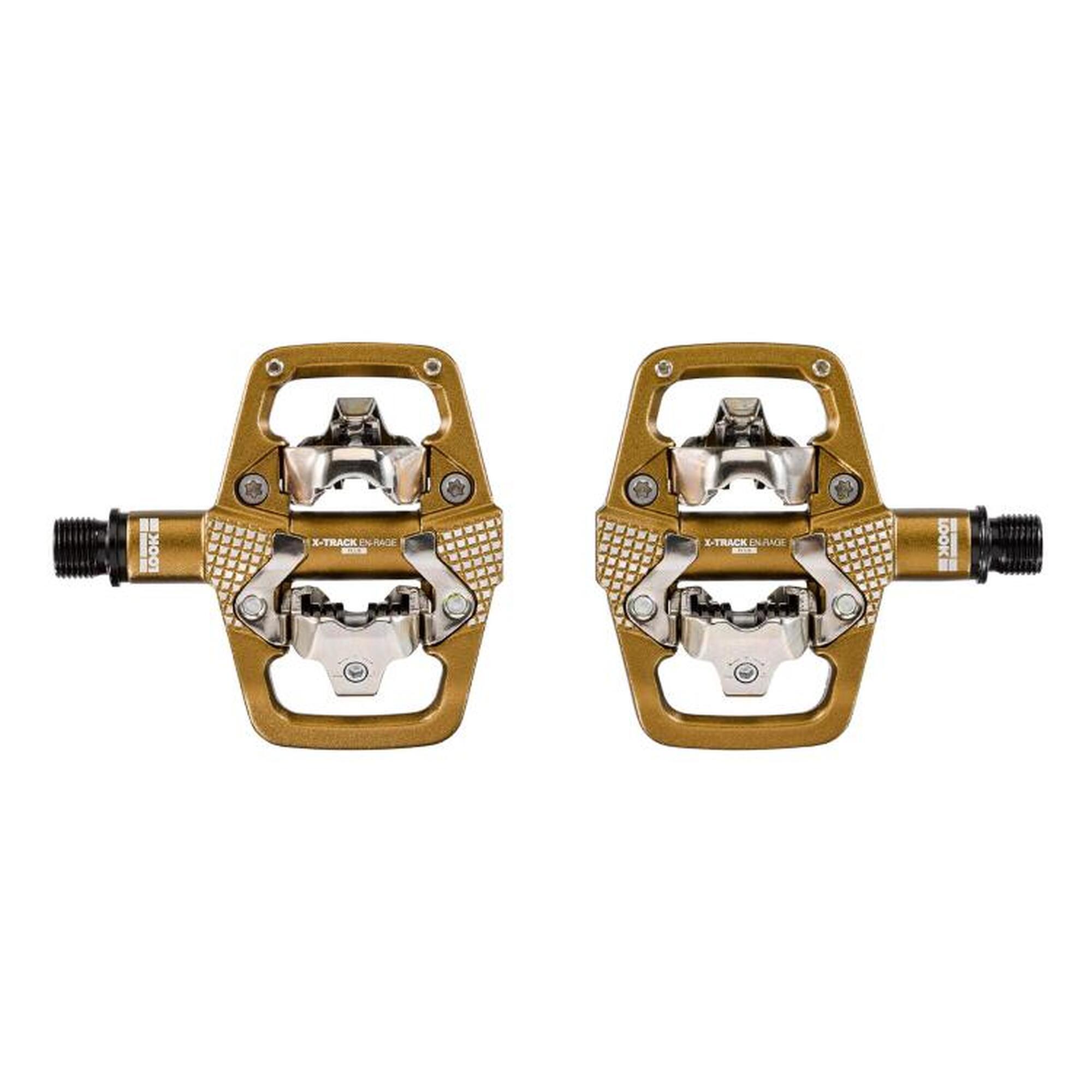 Look - Pédales En-rage Plus Look X-track - Pédale - Marron|vert - Taille Unique - Decathlon