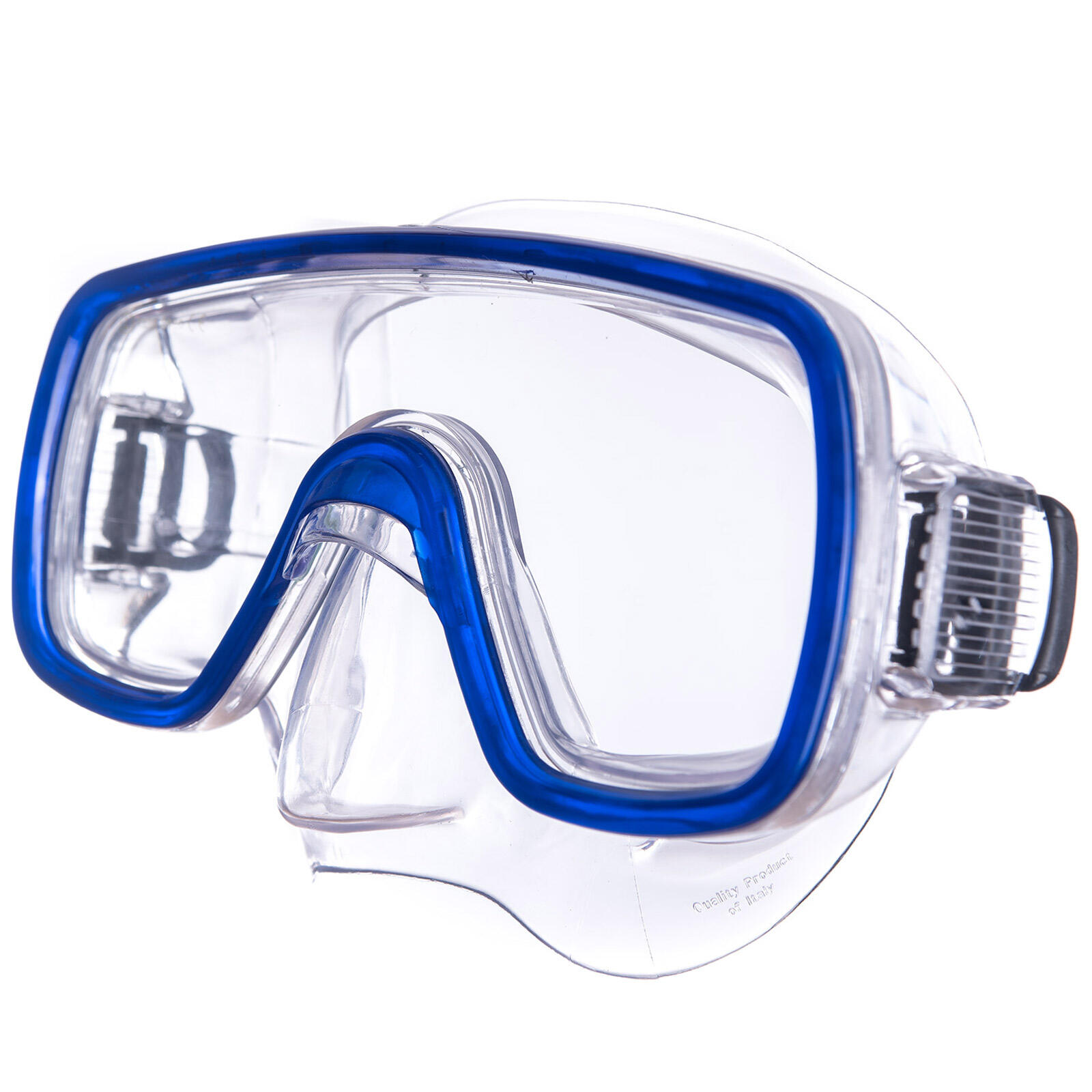 Salvas - Masque De Plongée Domino Sr Tuba Lunettes Natation Anti-buée Adultes - Masque De Plongée - Bleu - Taille Unique - Decathlon