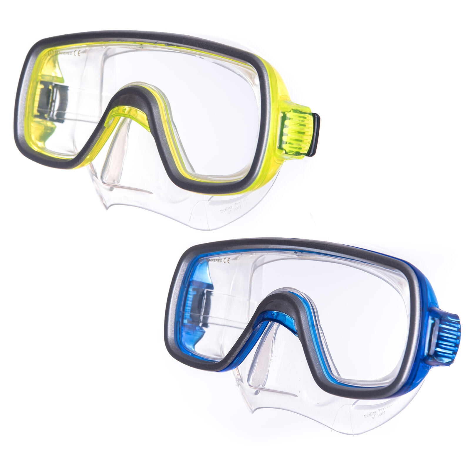 Máscara de buceo juvenil Geo snorkel gafas silicona 3/5