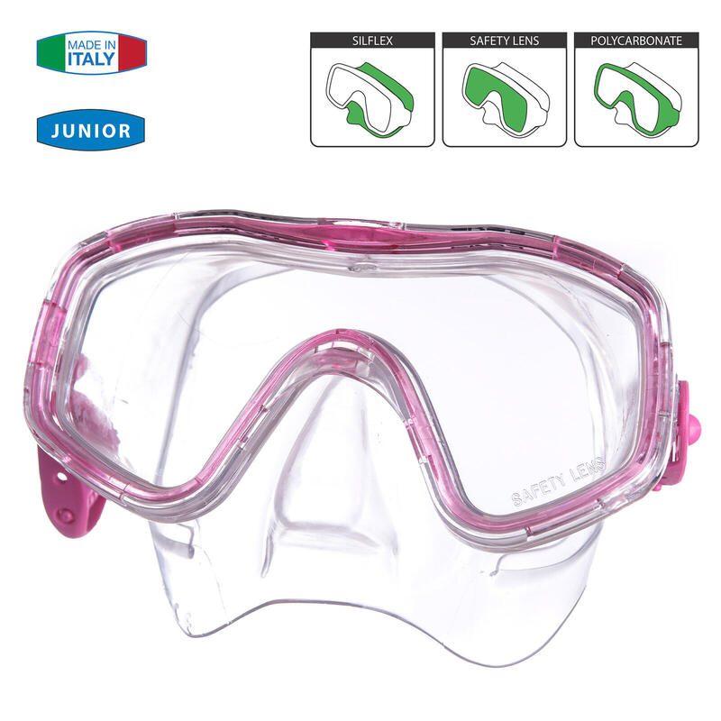 Kinder Tauchmaske Easy Schnorchel Taucher Schwimm Brille Maske Mit Nase