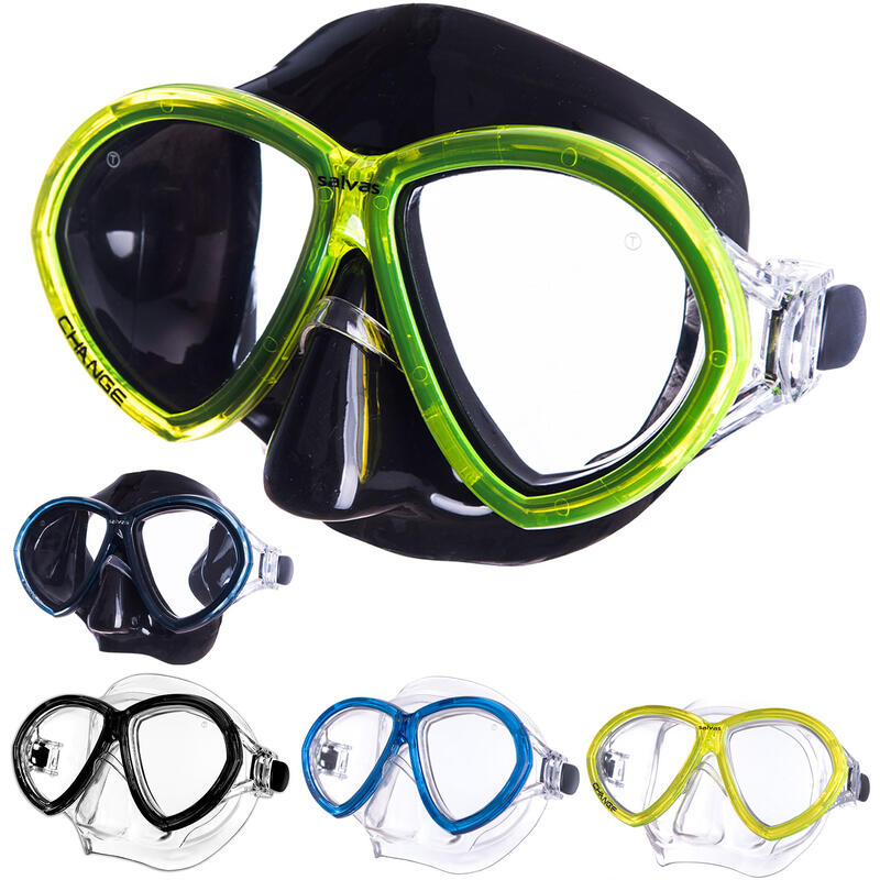 Masque de plongée Change Sr Tuba Lunettes natation Anti-buée Adultes