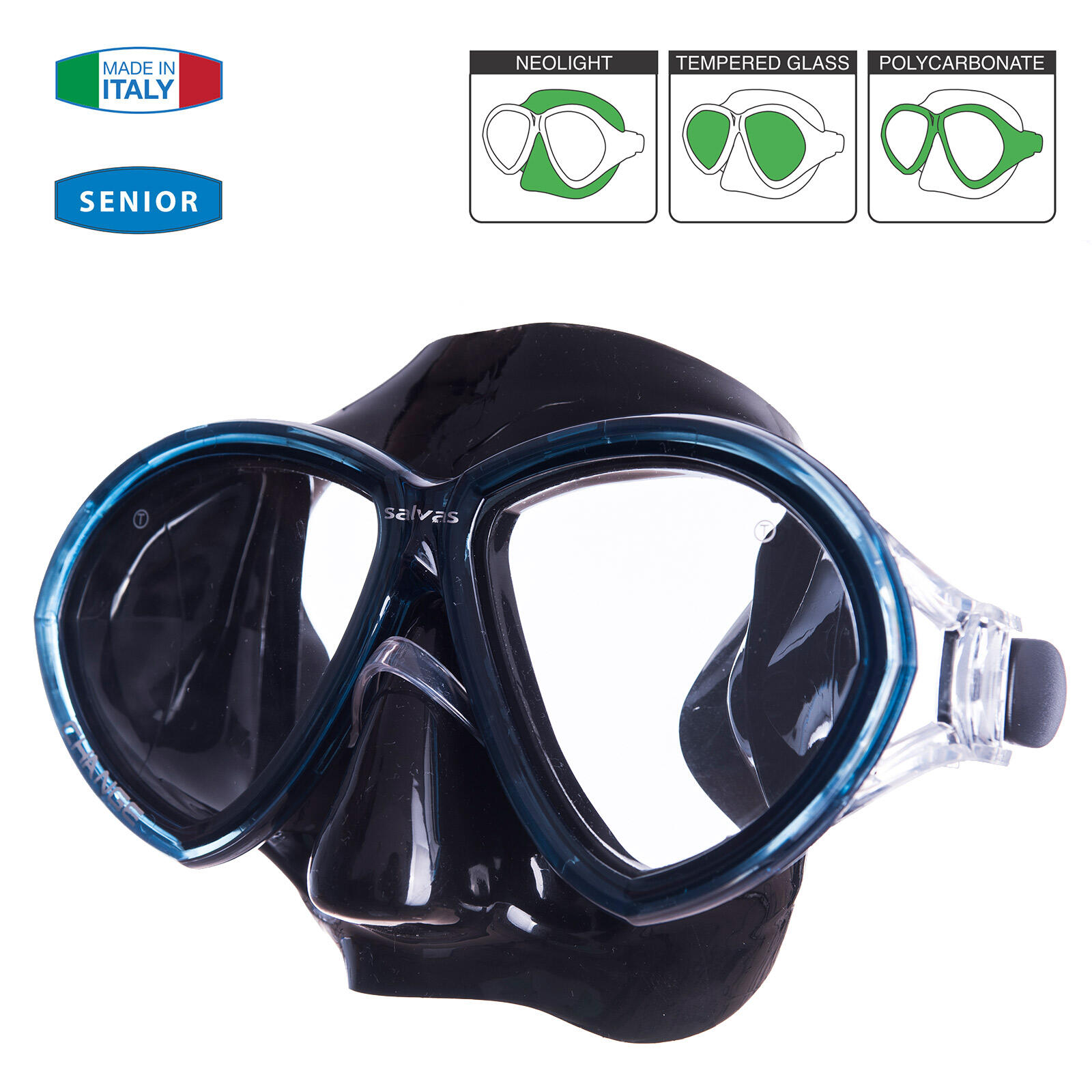 Duikmasker Verandering Sr Snorkel Zwembril Anti-fog Volwassene 5/5