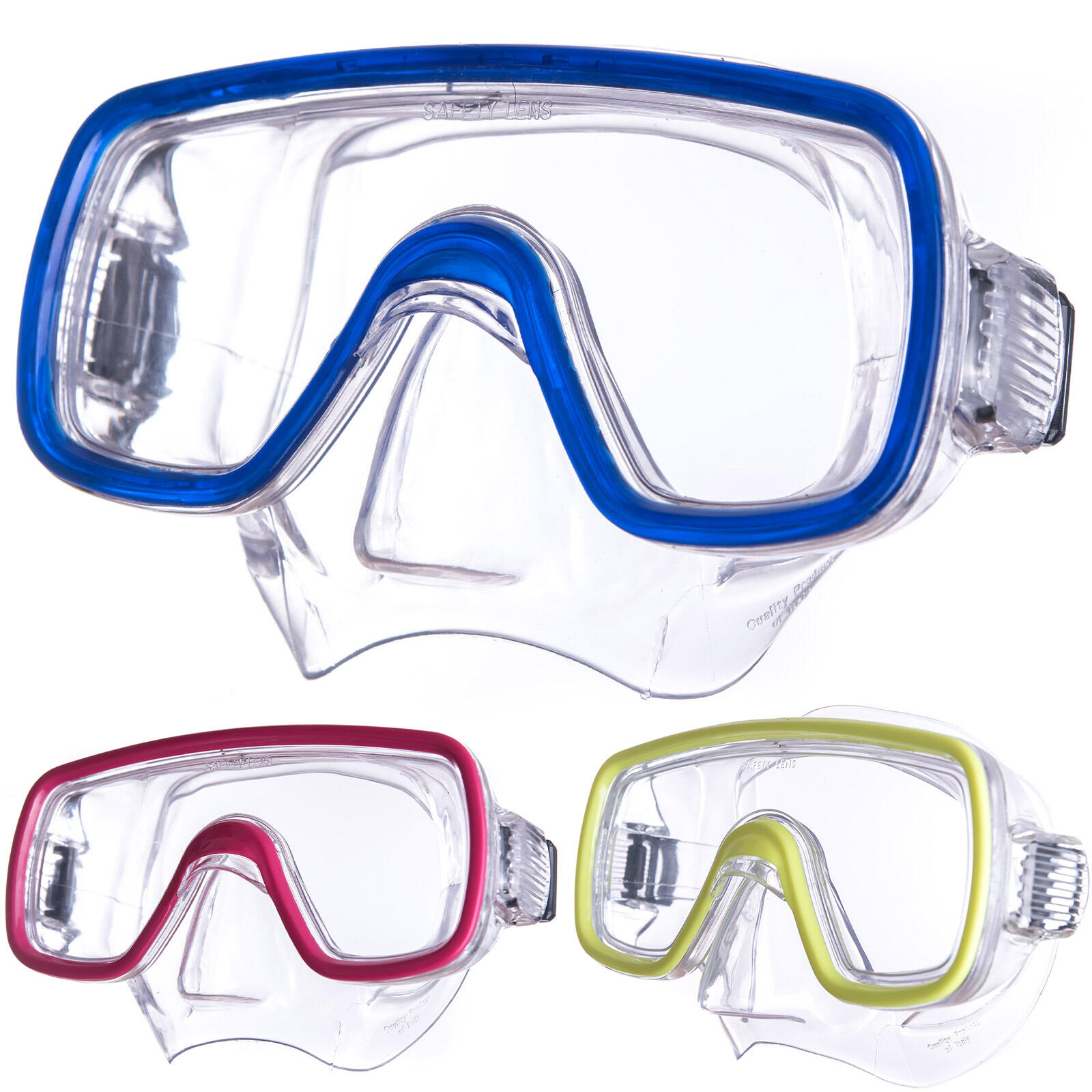 Kinder duikbril Domino snorkel masker neus 3/5