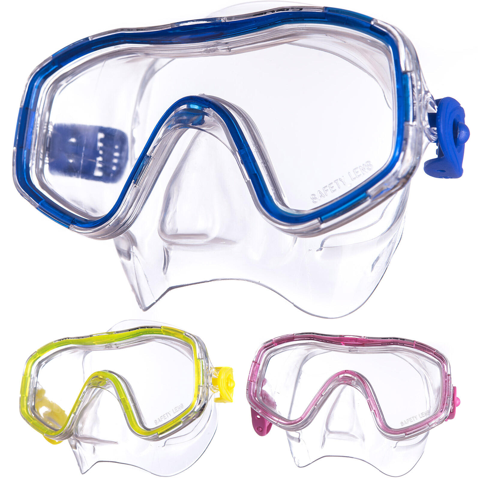 Masque de plongée pour enfants Easy Snorkel avec nez 3/5