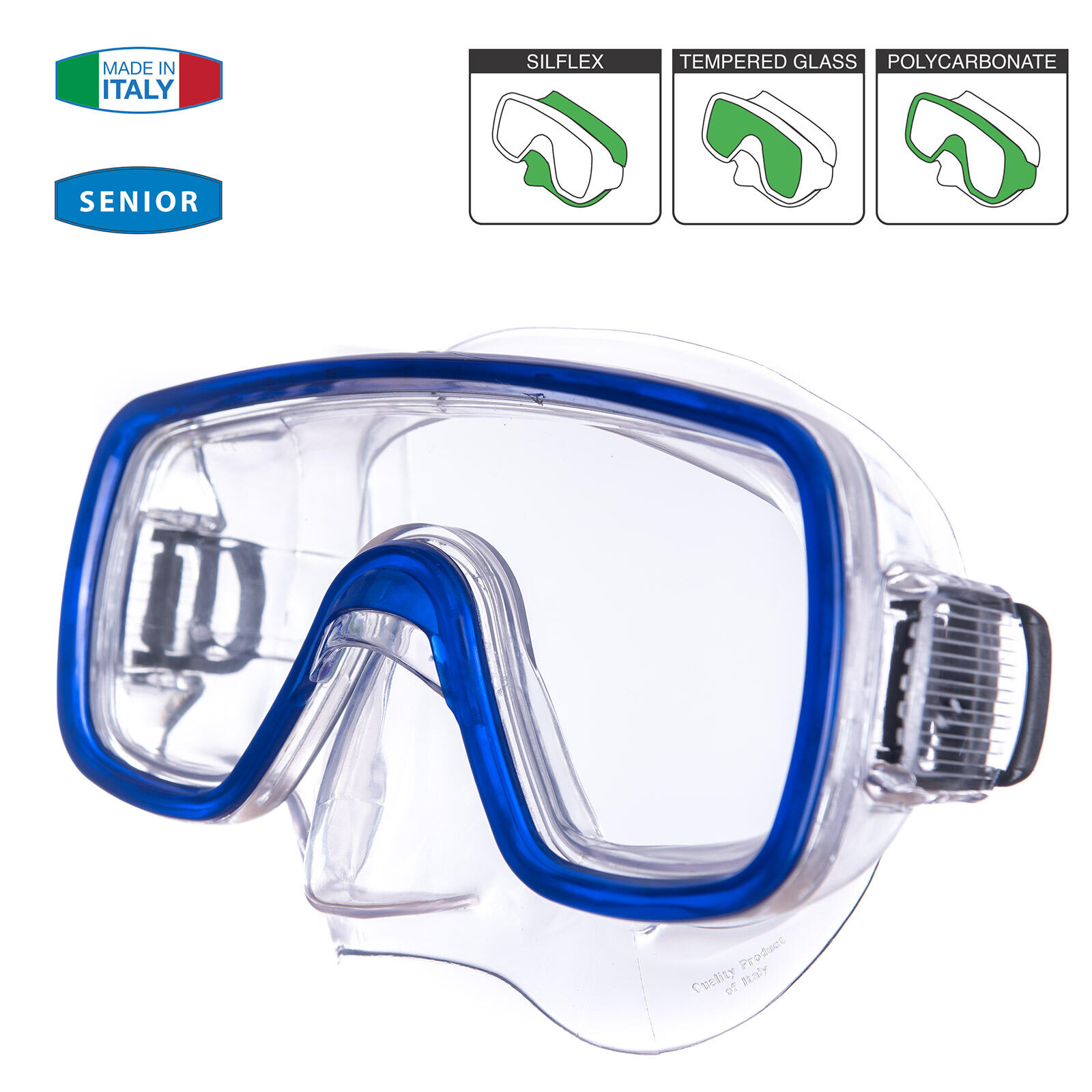 Duikmasker Domino Sr Snorkel Zwembril Anticondens Volwassenen 4/5
