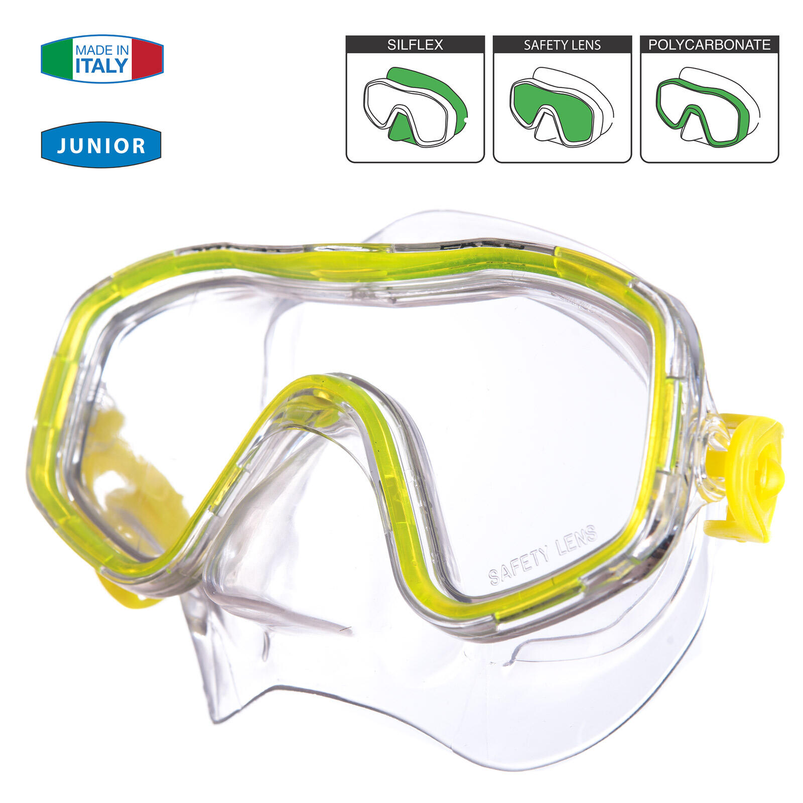 Masque de plongée pour enfants Easy Snorkel avec nez 2/5