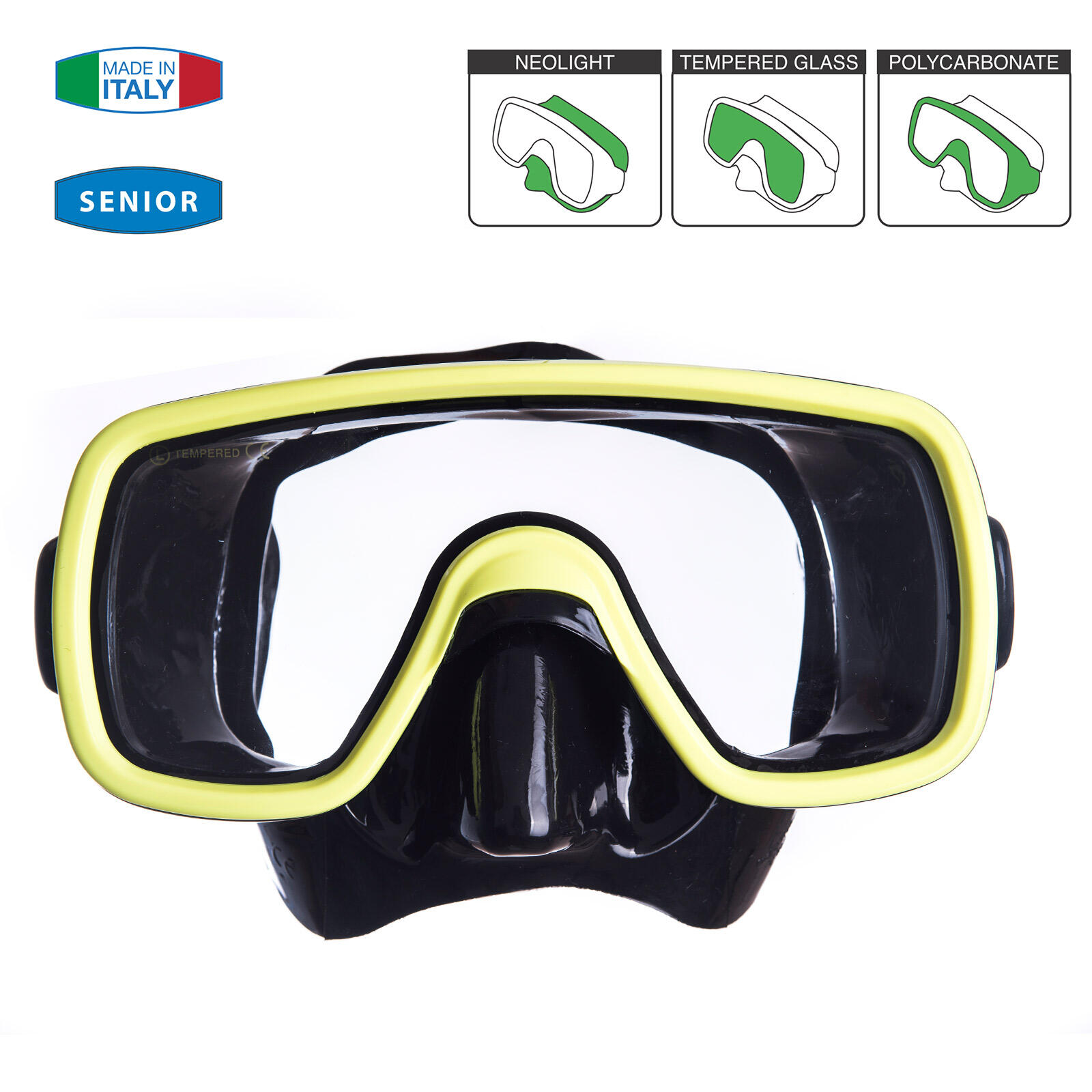 Duikmasker Domino Sr Snorkel Zwembril Anticondens Volwassenen 2/5