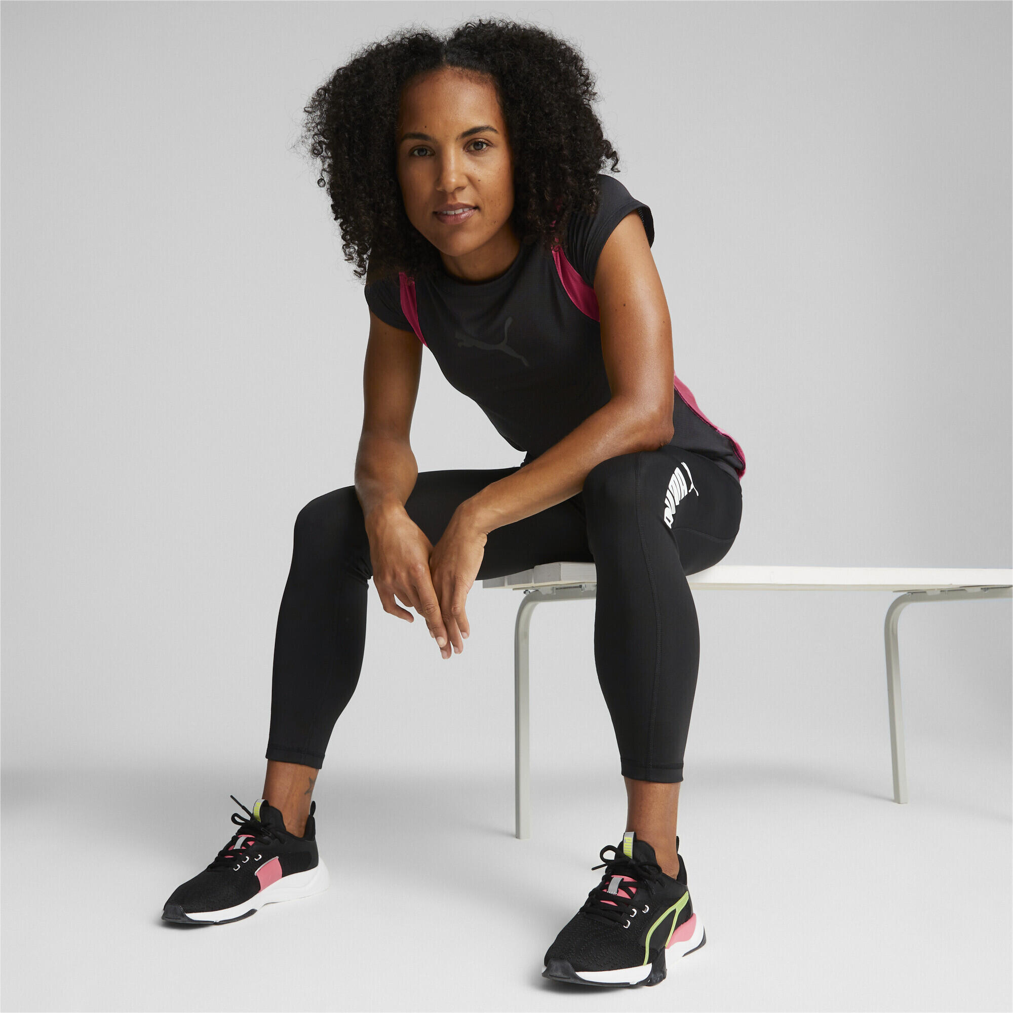 Train All Day 7/8 Trainings-Leggings Damen PUMA Black 3/7