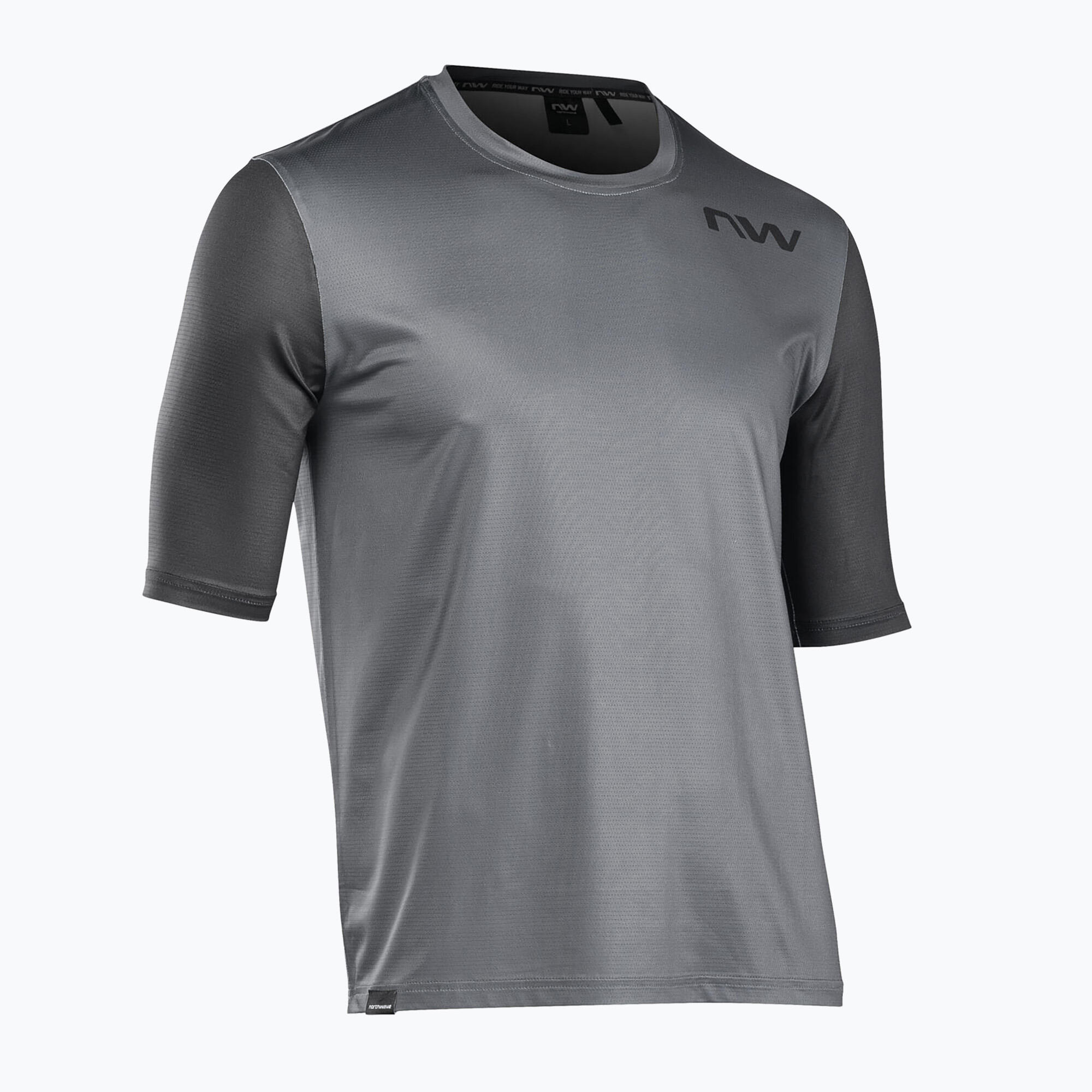 Maillot de manga corta Northwave Xtrail 2 Gris/Negro 3/3