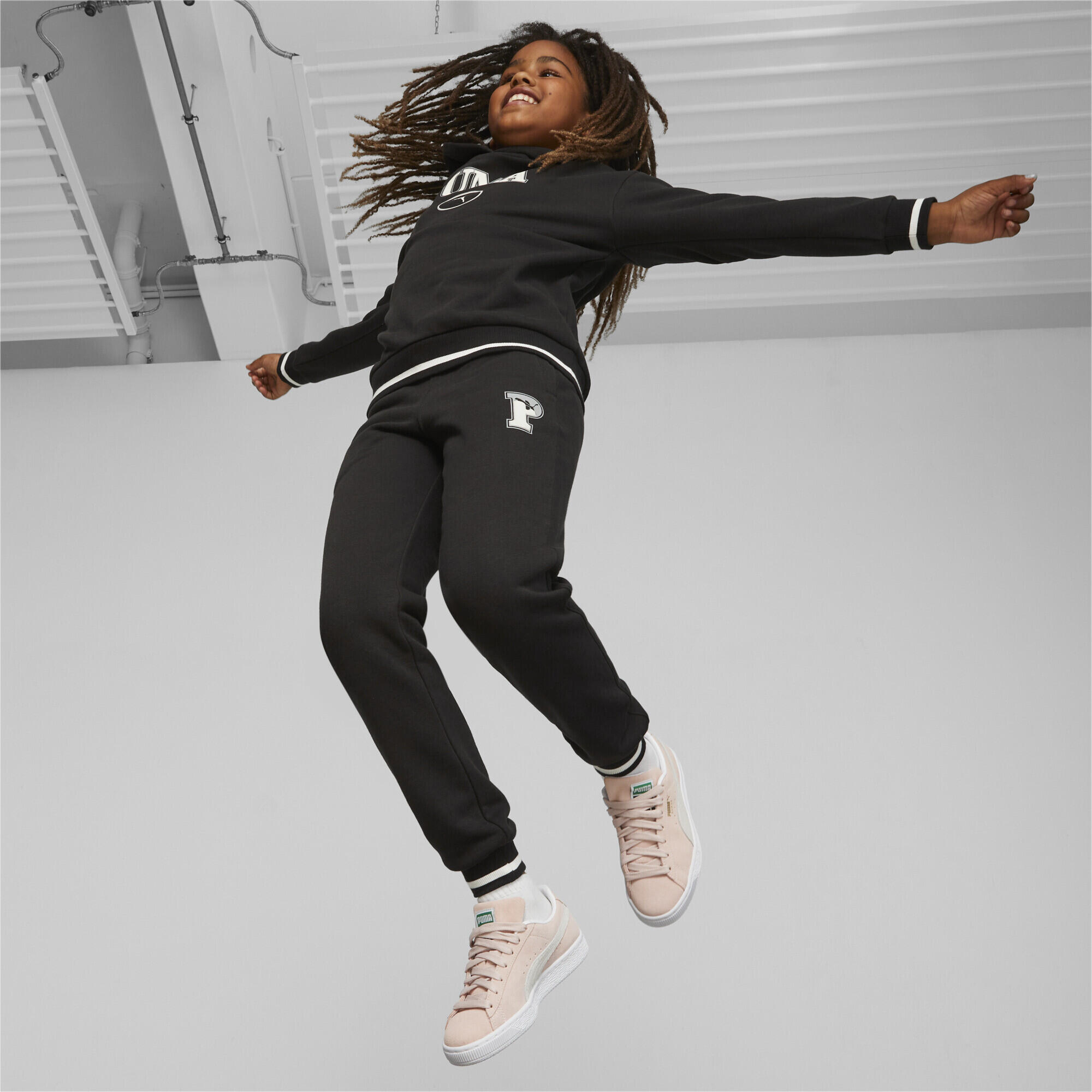 Pantaloni della tuta PUMA SQUAD da ragazza PUMA Black 3/5