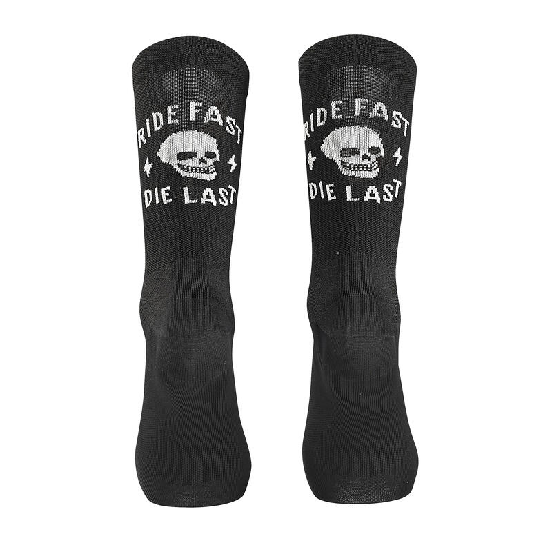 Sosete ciclism - Ride Fast DIE Last Sock - Black