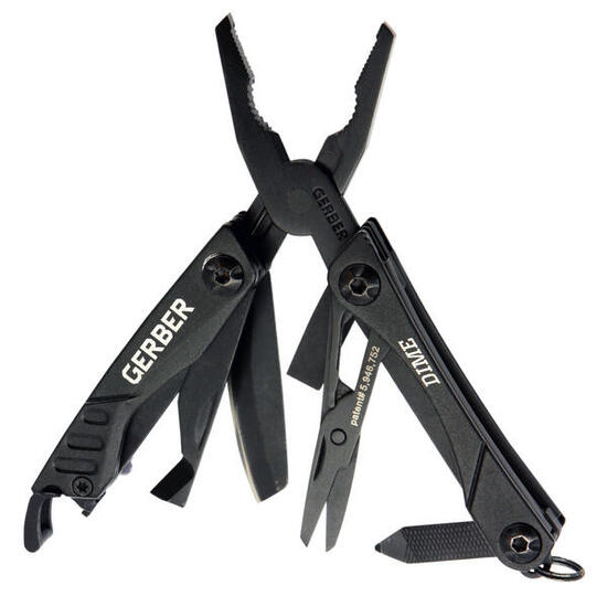 Dime Mini Multitool Tool Minitool 12 fonctions pendentif couteau ciseaux