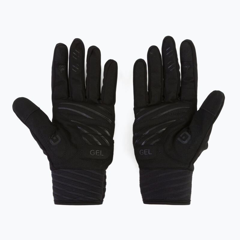 Alé Guantes de bicicleta de propotección Windprotection nero giallo