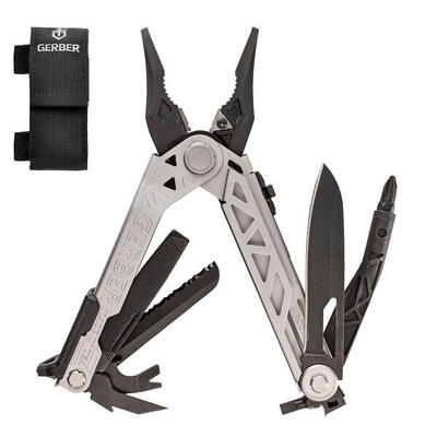 Multitool Center Drive Schraubendreher Tool Wechselbit Etui 7 Funktionen