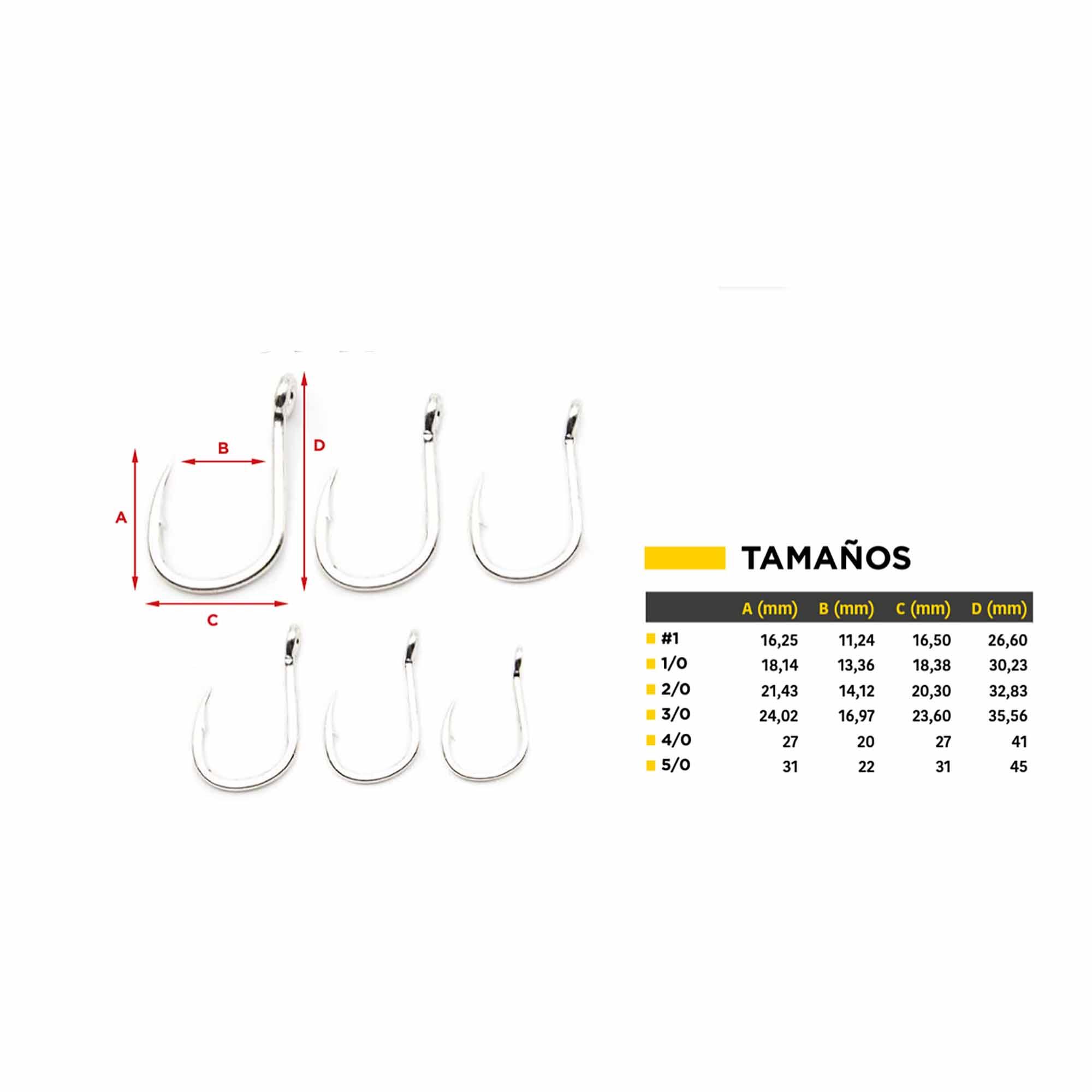 Anzuelos jigging assist hook (b) JLC #1/0  6 u 2/3