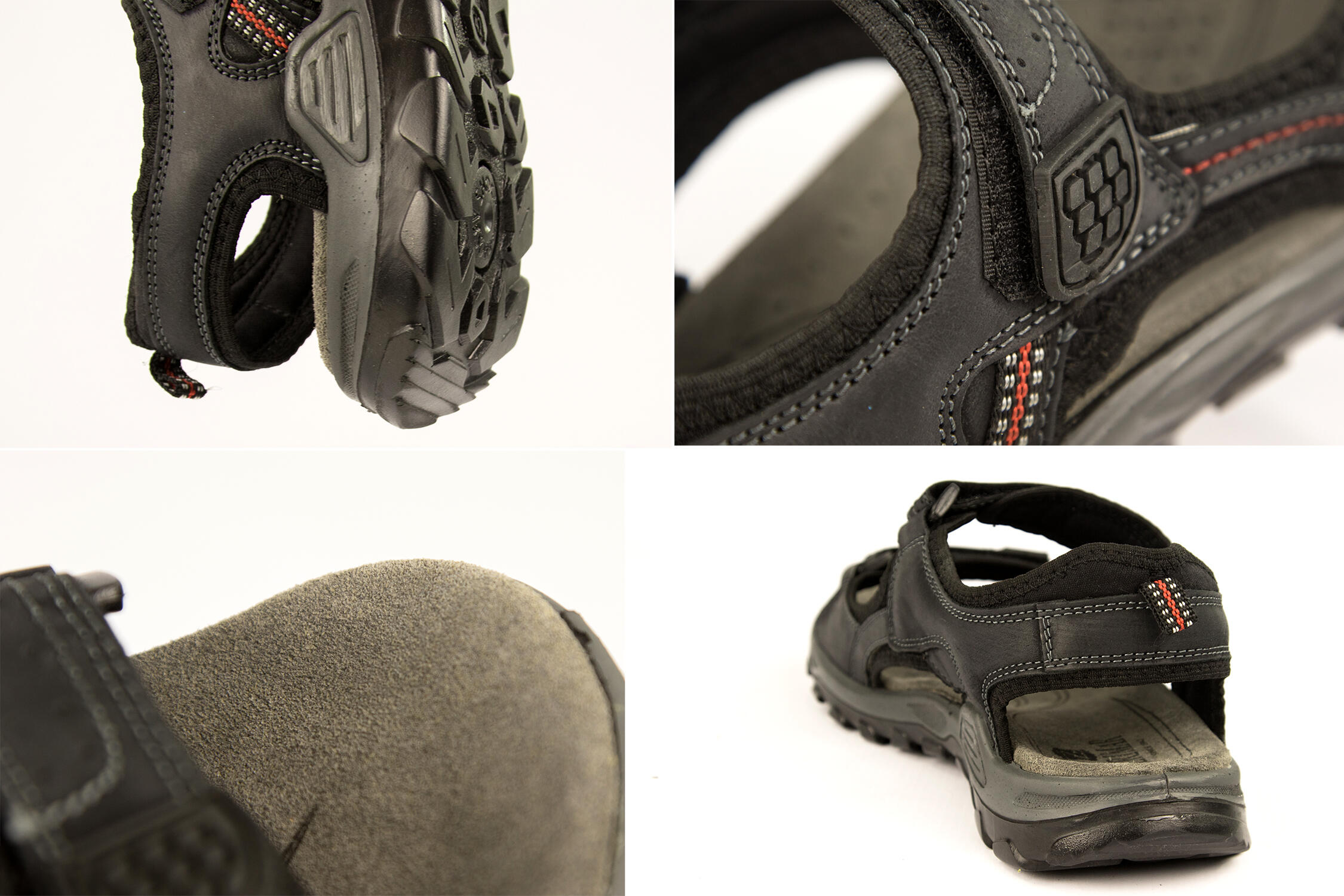 Sandalias de Senderismo Trekking Zerimar de Piel para Hombre 4/5