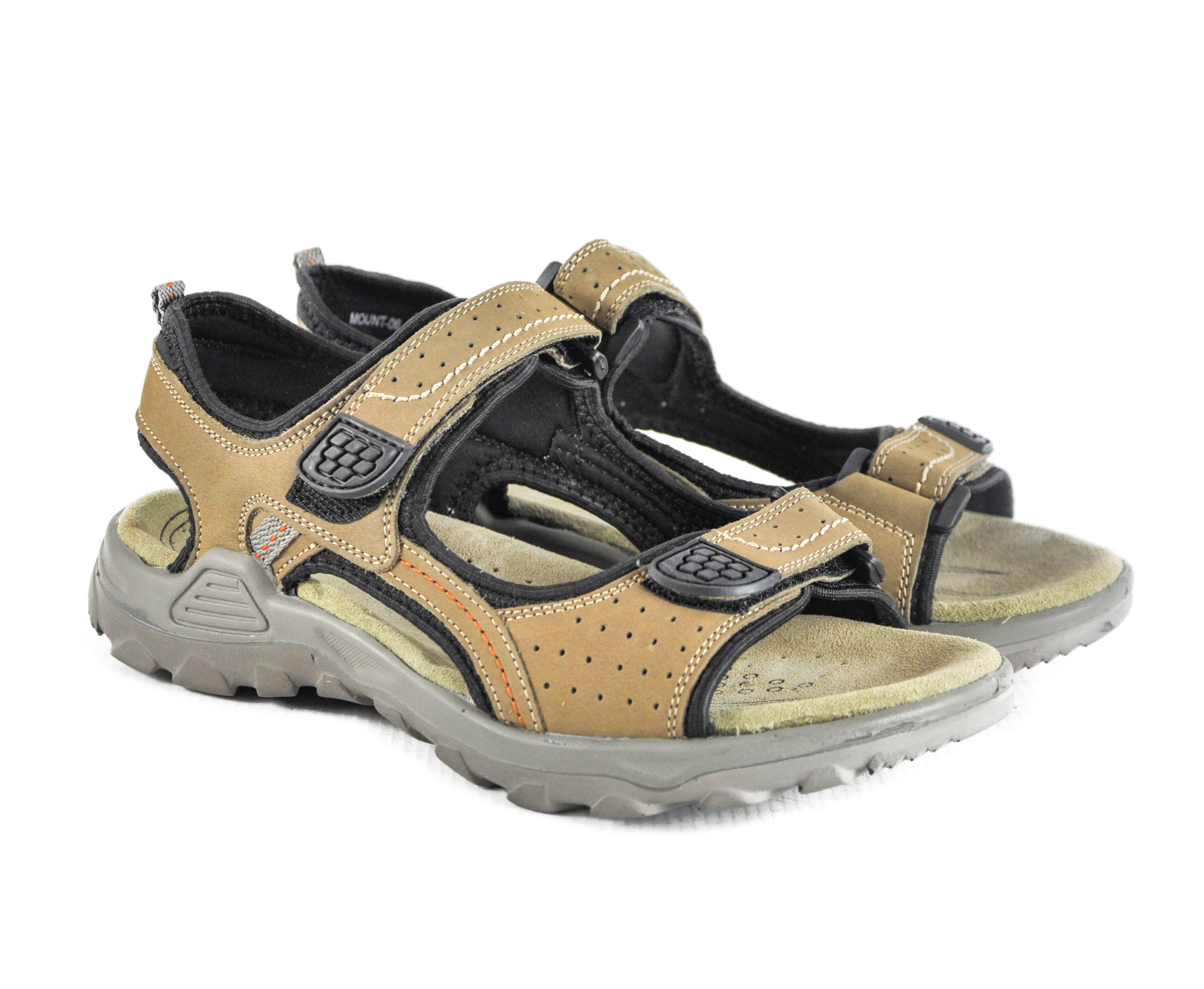 Sandalias de Senderismo Trekking Zerimar de Piel para Hombre 4/6