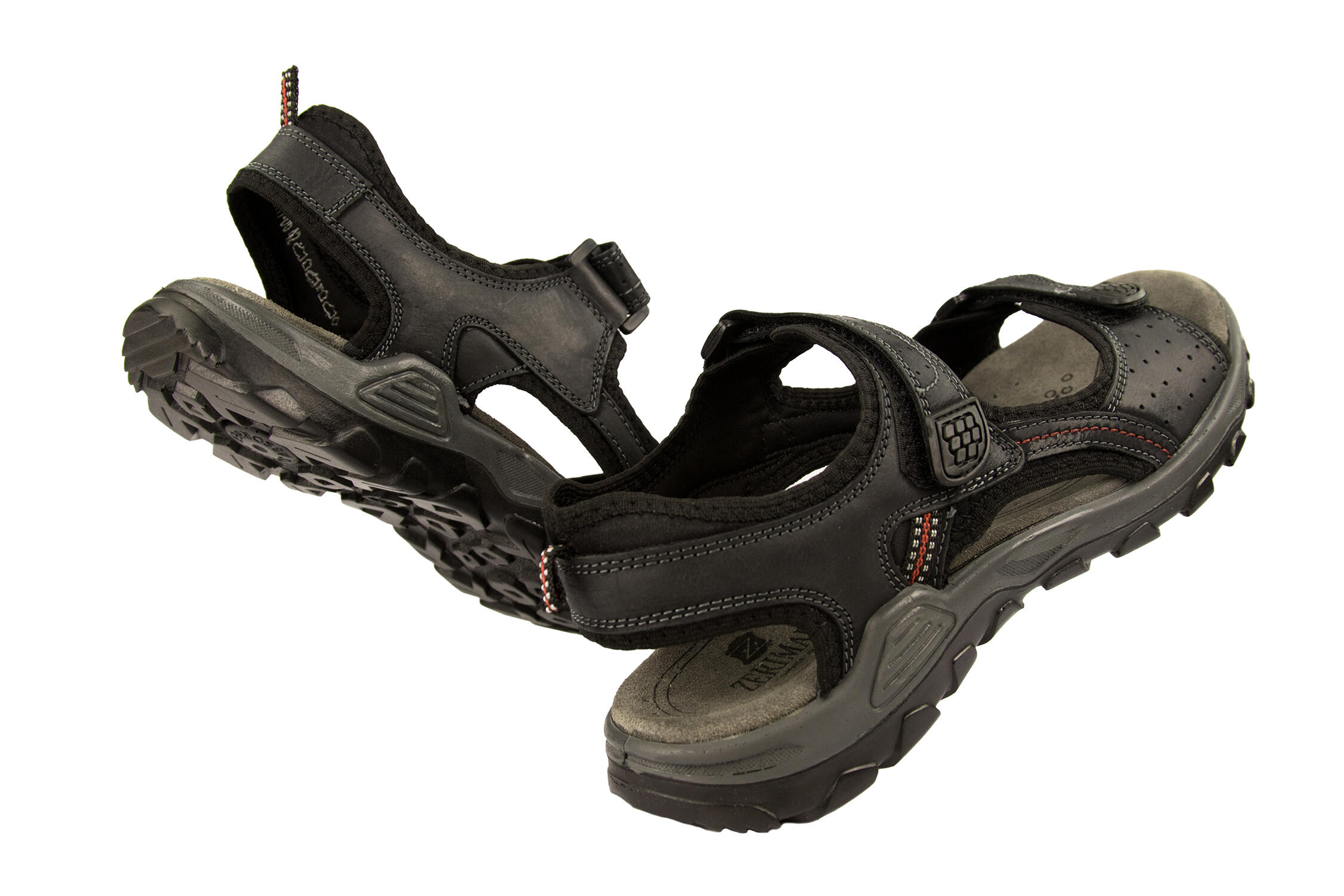 Sandalias de Senderismo Trekking Zerimar de Piel para Hombre 3/5