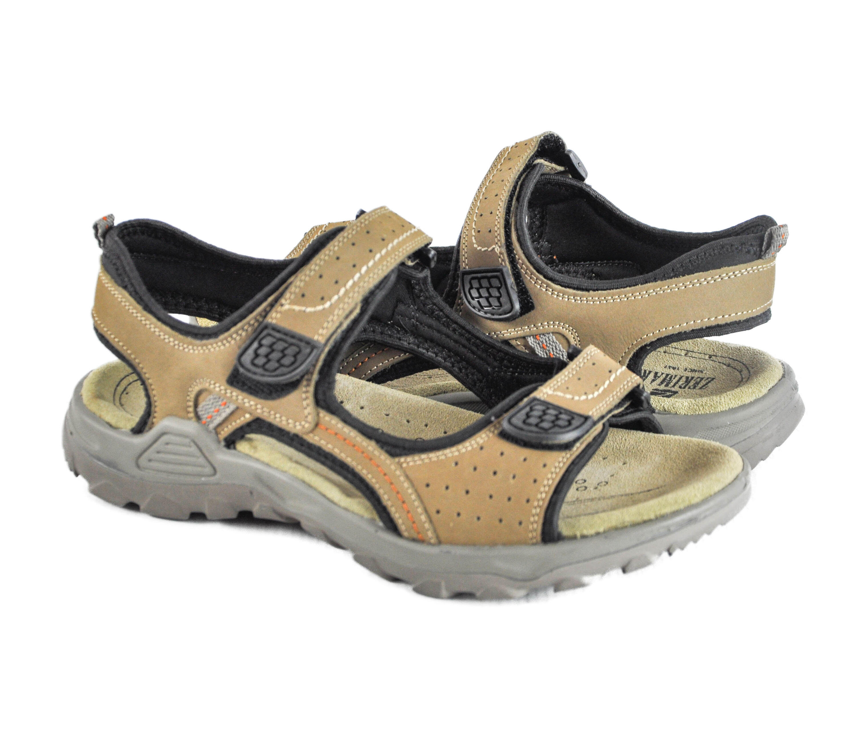 Sandalias de Senderismo Trekking Zerimar de Piel para Hombre 3/6