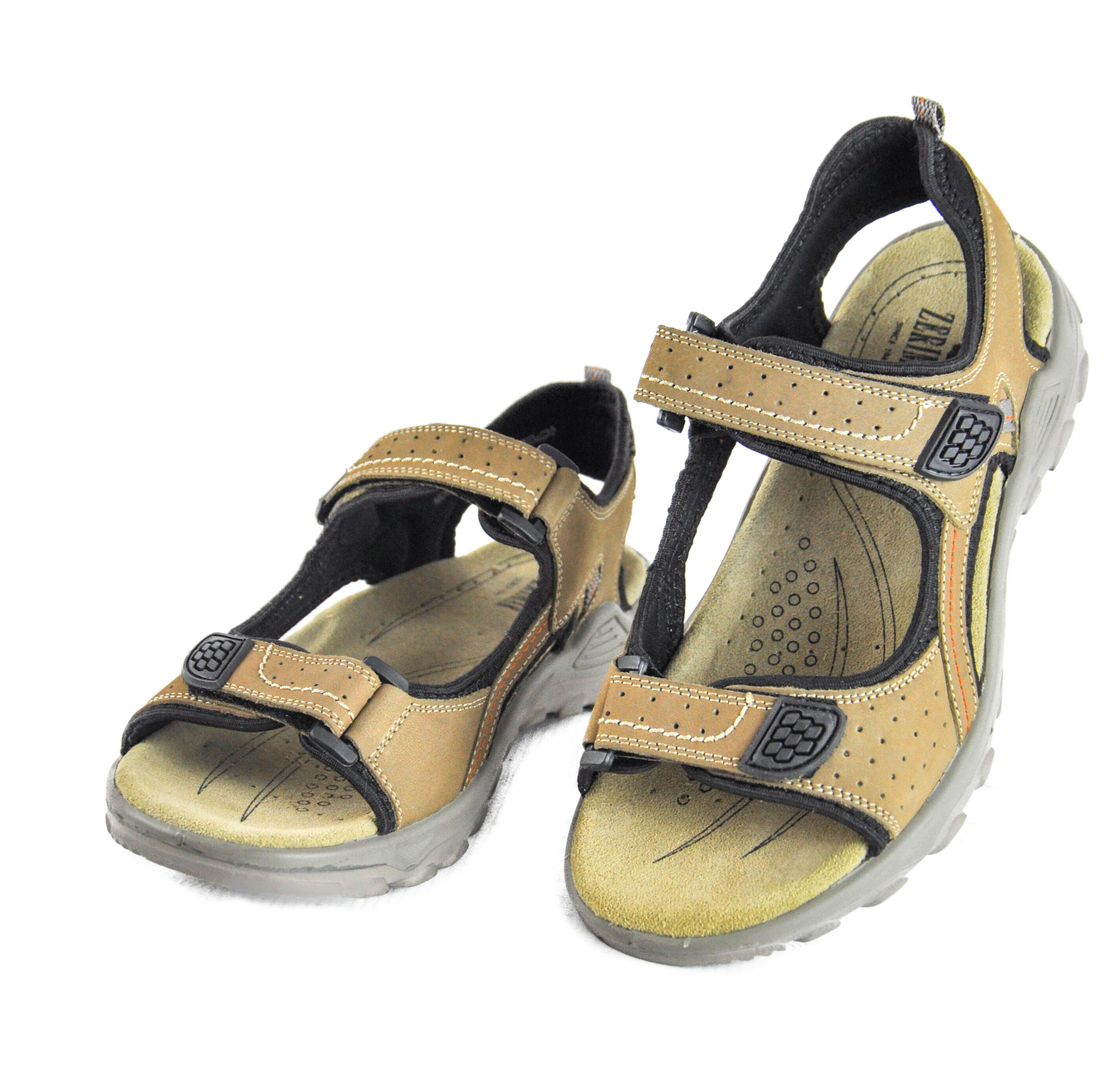 Sandalias de Senderismo Trekking Zerimar de Piel para Hombre 5/6