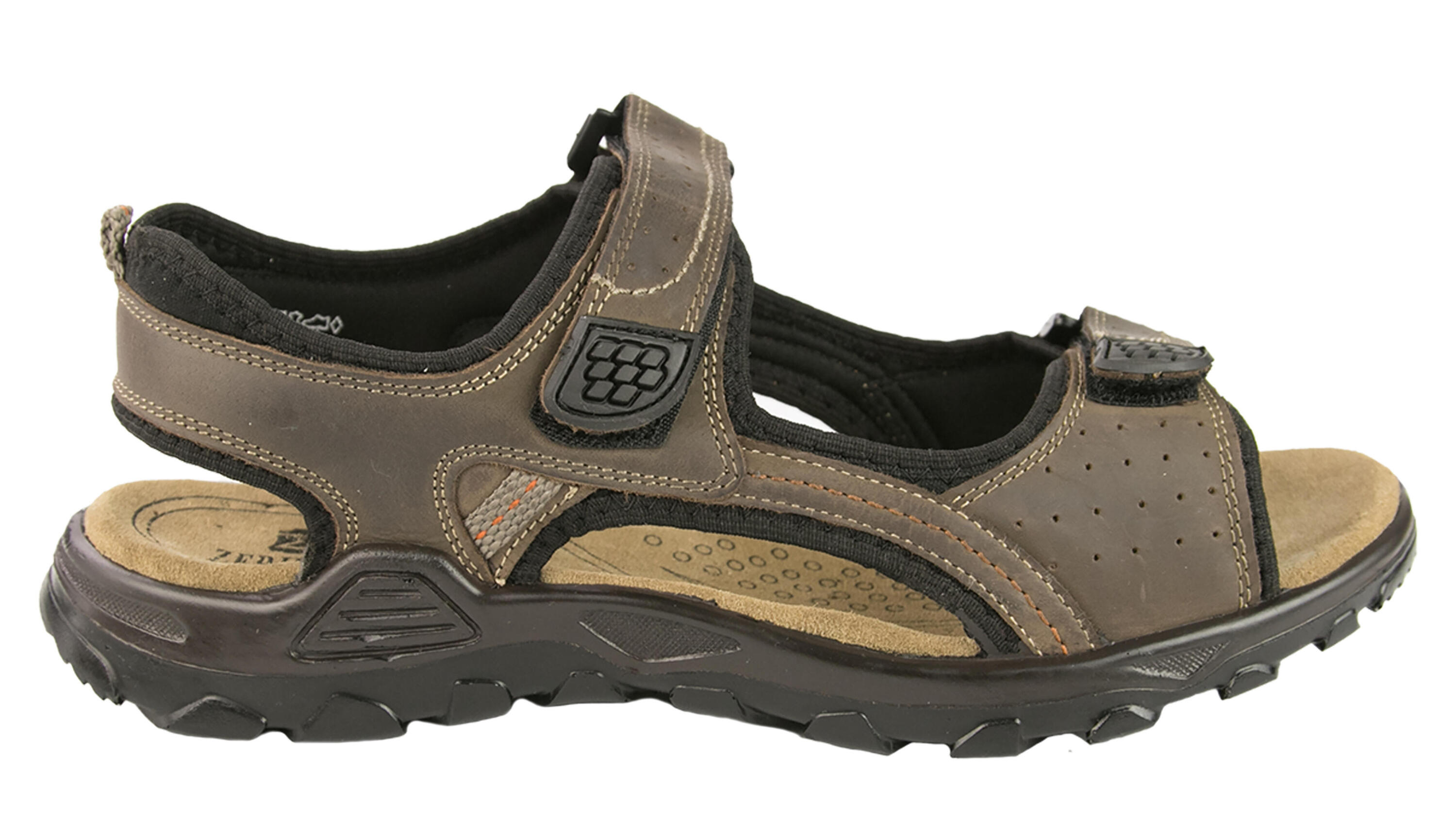 Sandalias de Senderismo Trekking Zerimar de Piel para Hombre 4/5