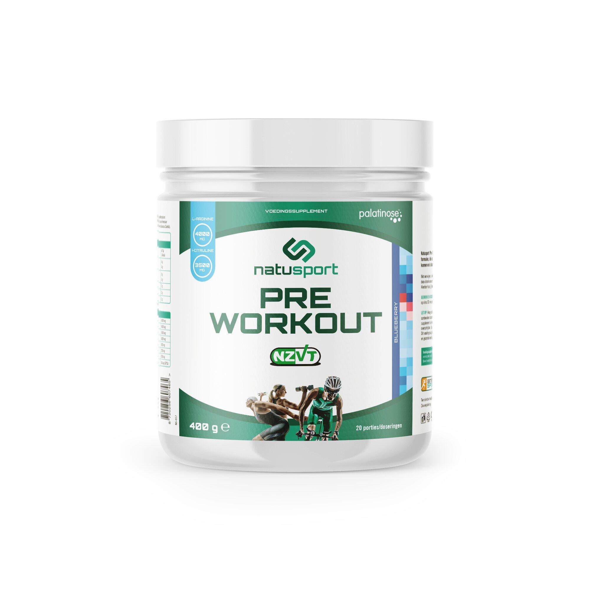 NATUSPORT Pre-workout Blueberry