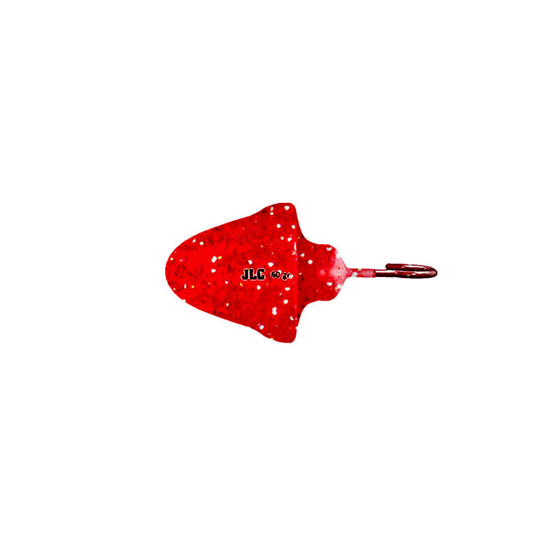 Plomo Jigging Pesca JLC Vinilo Xipi Rojo Brillos 60 g