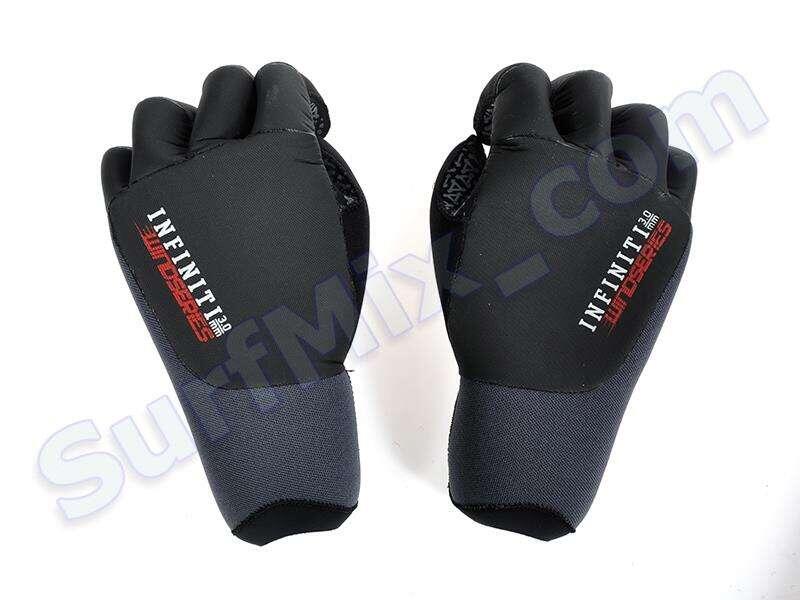 Rękawiczki neoprenowe do sportów wodnych XCEL Wind Series Kite Glove 3mm 3/5