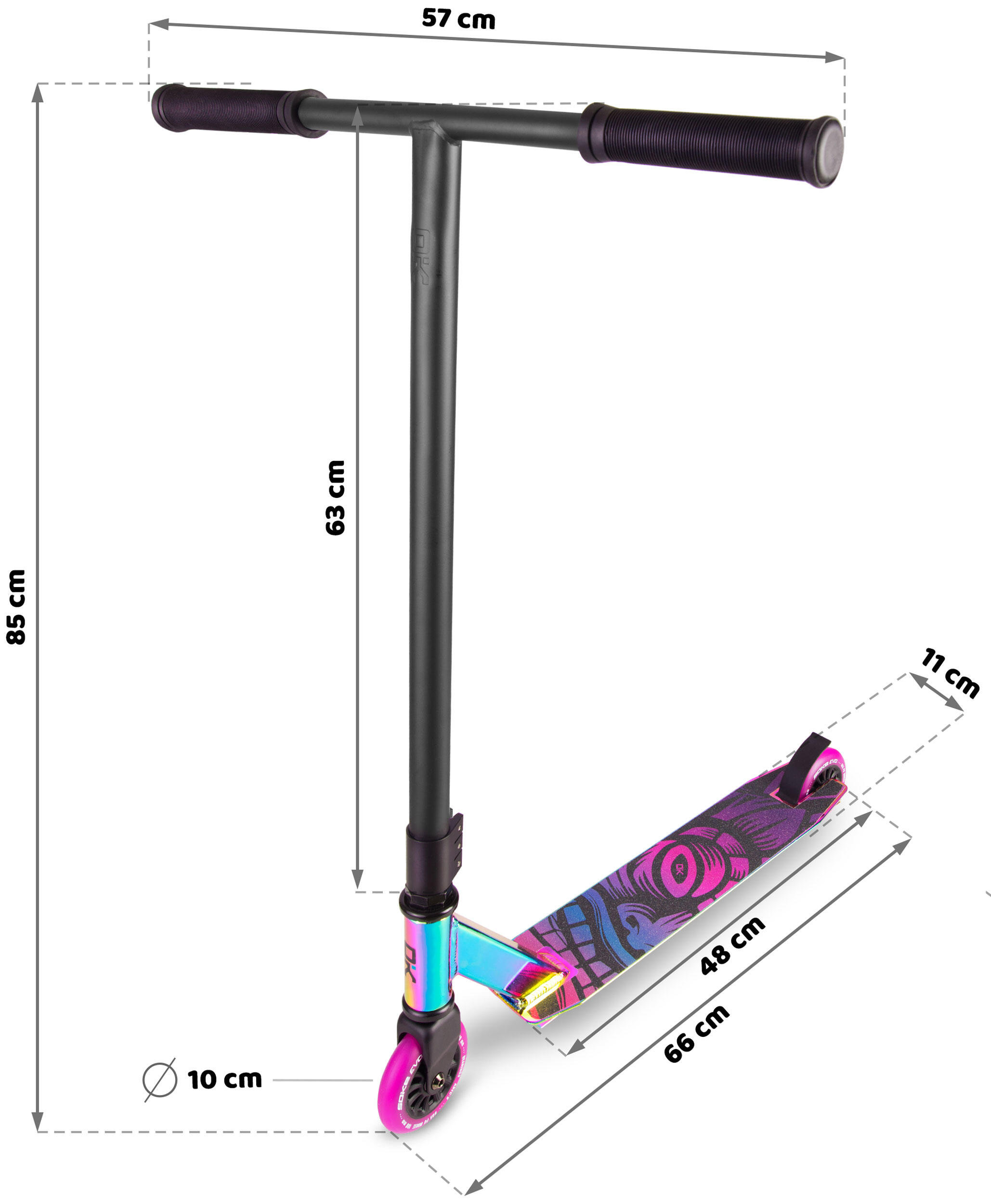 Trotinete freestyle Soke Evo Street 7/7