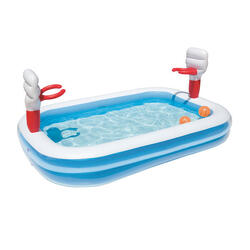 Piscina Hinchable Autoportante Infantil Bestway 254x168x102 cm 2 Pelotas y 2 Can