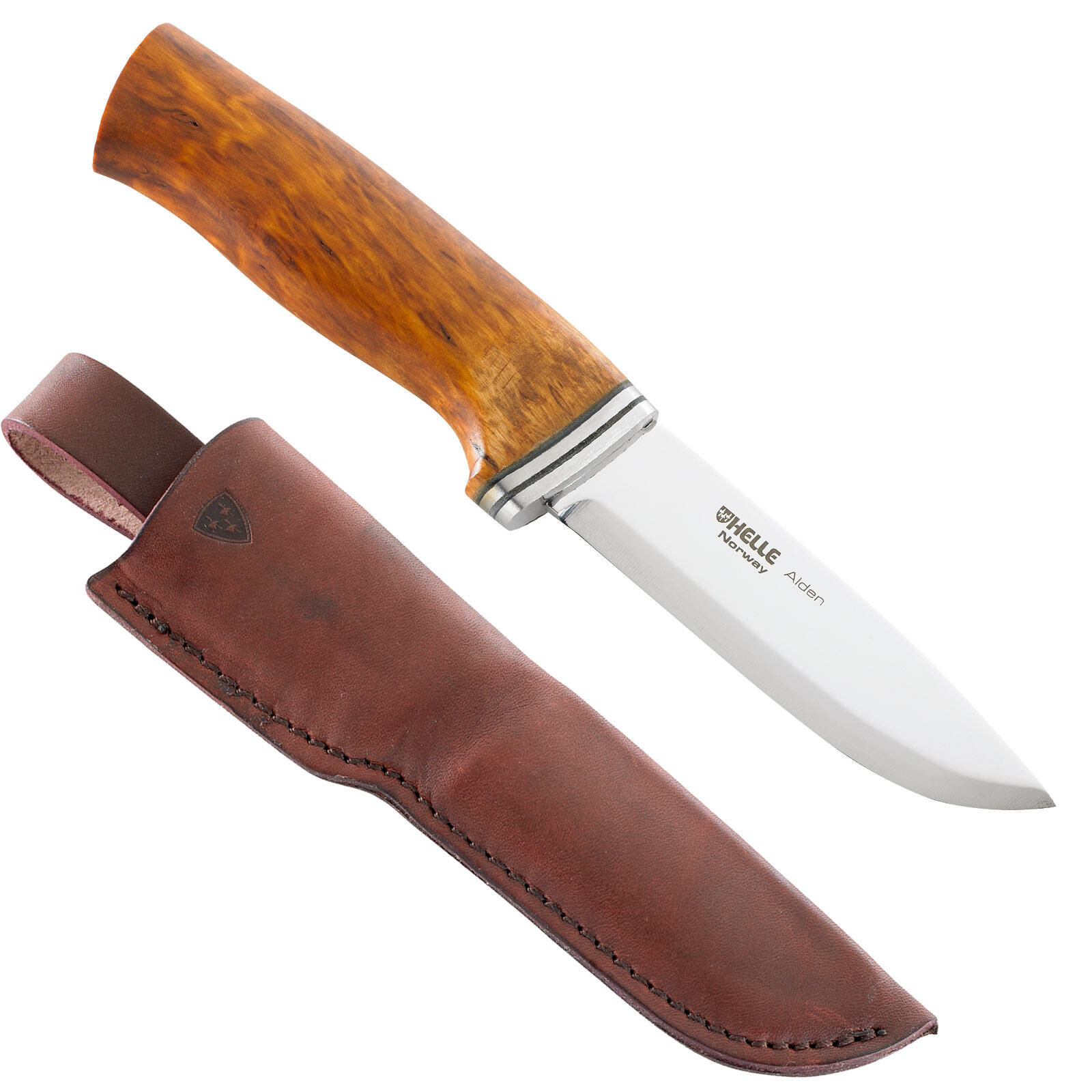 Helle - Couteau Alden 76 De Ceinture Acier Outdoor Chasse Fourreau Bois Bouleau - Couteau - Multicolore - Taille Unique - Decathlon