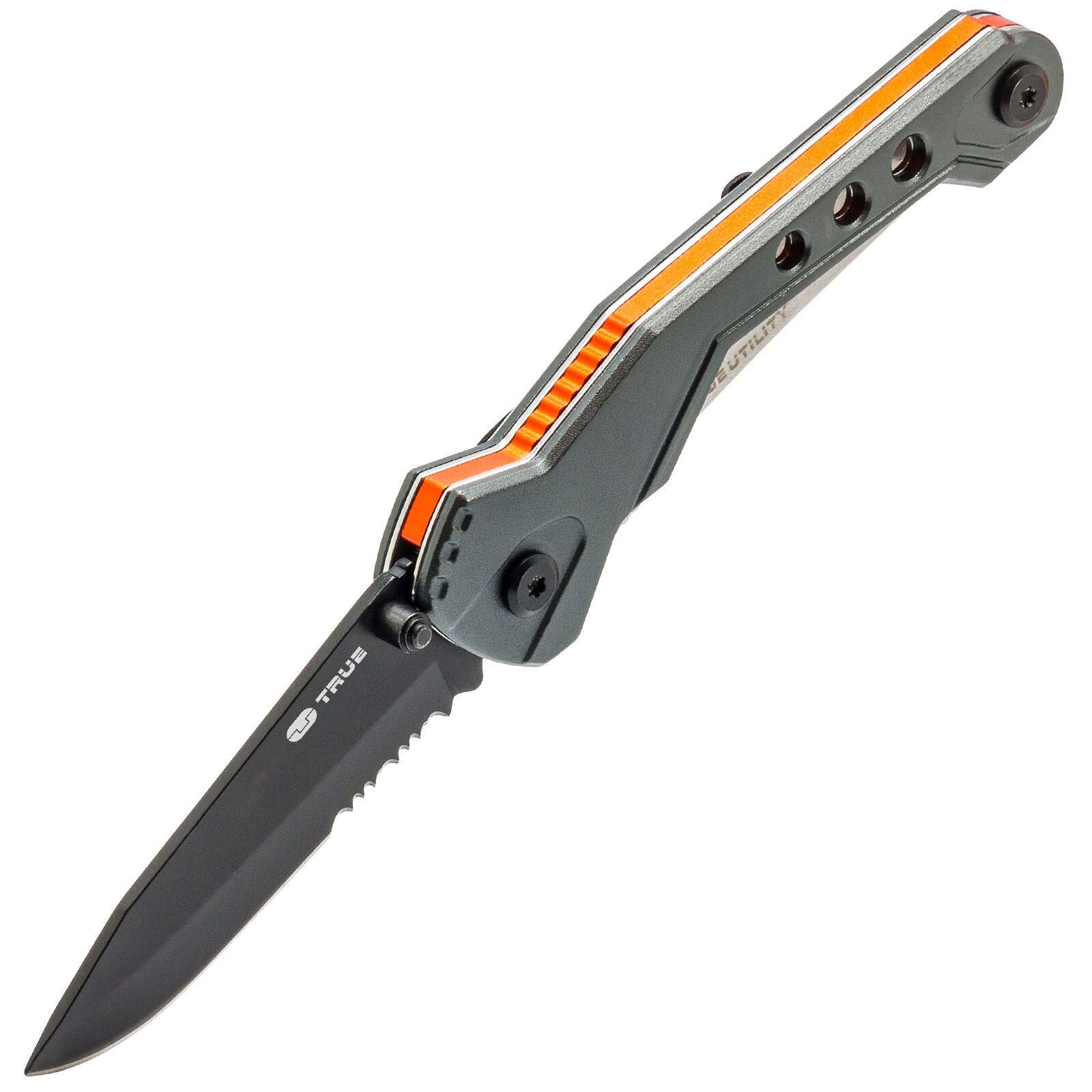 TRUE UTILITY Mini coltello tascabile Trueblade da cintura ad una mano pieghevole 89 g