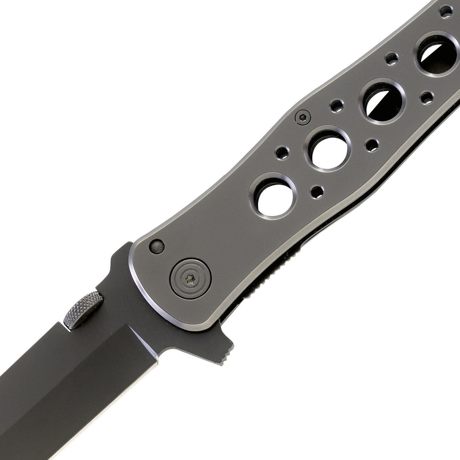 Coltello pieghevole a una mano tascabile Pesca in titanio AISI 420 2/3