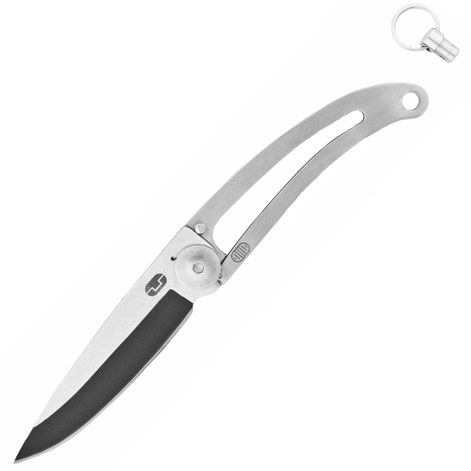 TRUE UTILITY Coltello pieghevole BARE tascabile portachiavi mini 16 g