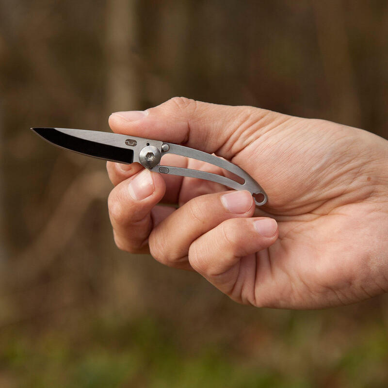 TRUE UTILITY Klappmesser BARE Taschenmesser Schlüsselanhänger Mini Messer 16 g