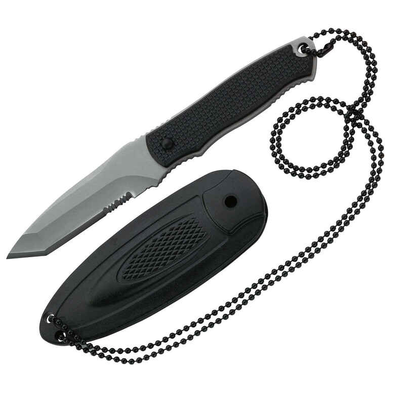 HERBERTZ Mini Messer Neck Knife Halsmesser Taschenmesser Jagd Fingermesser Angel