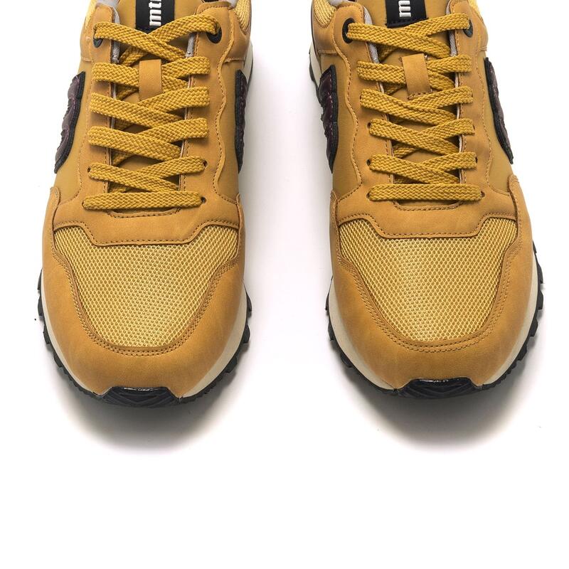 calçado de caminhada para homem mtng porlandos amarelo
