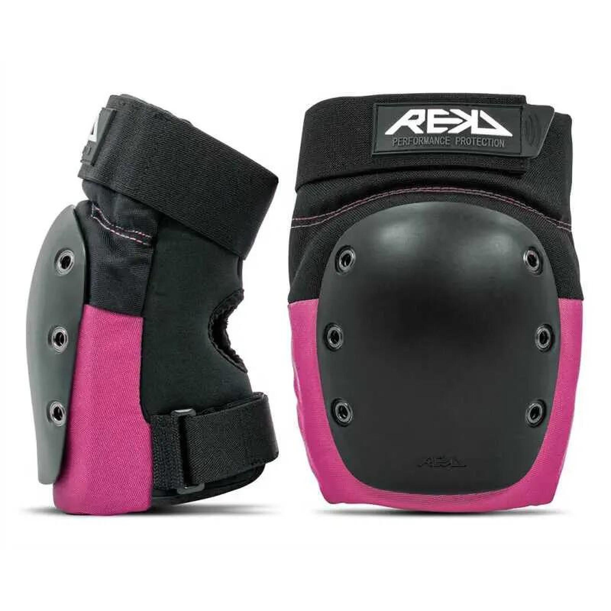 Rekd - Rekd Genouillères Ramp Noir Rose - Protection Genou - Noir|violet - 36 Xs - Decathlon