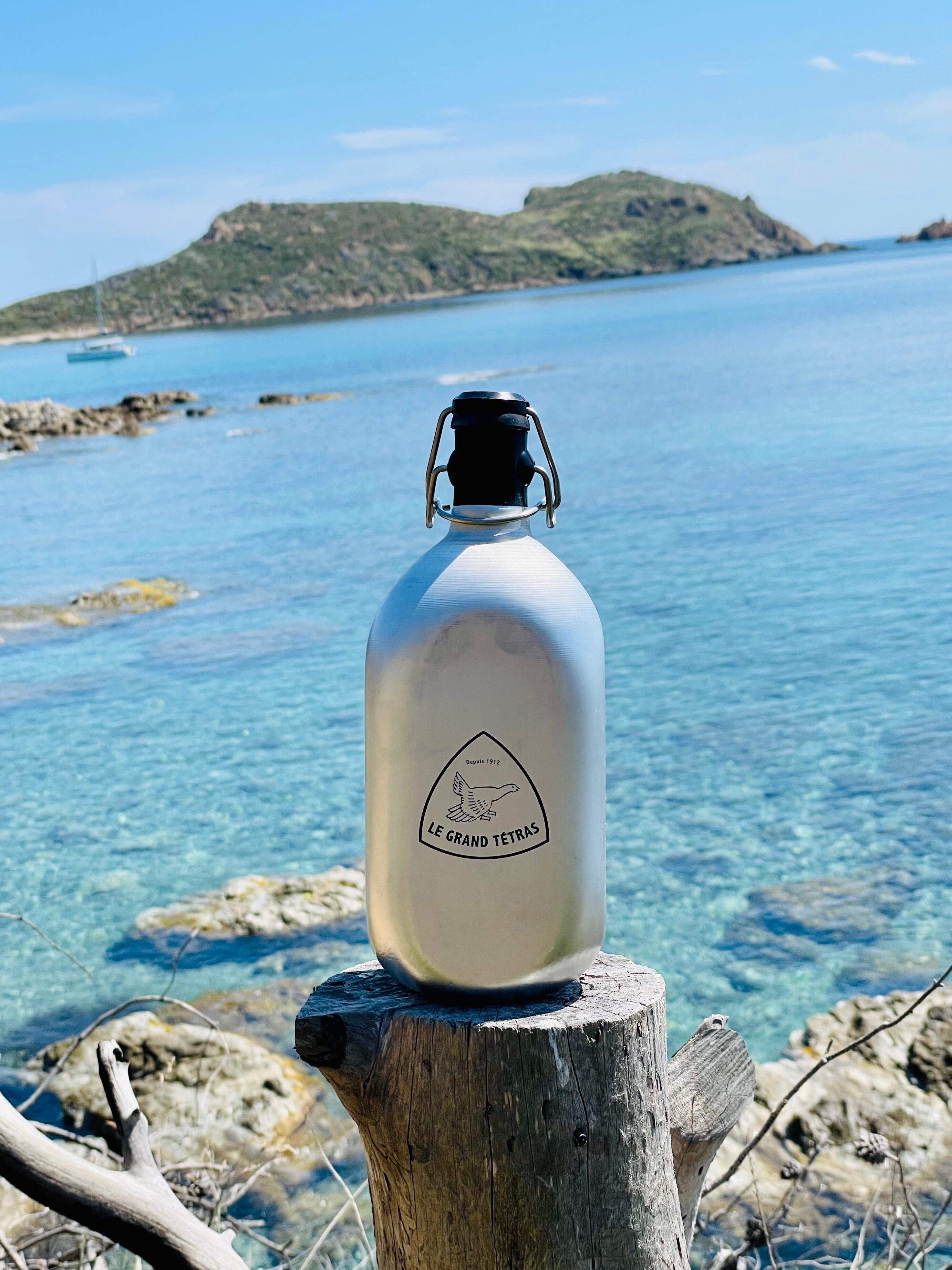 La Gourde Française Carrée 1 litre - Métal 5/7
