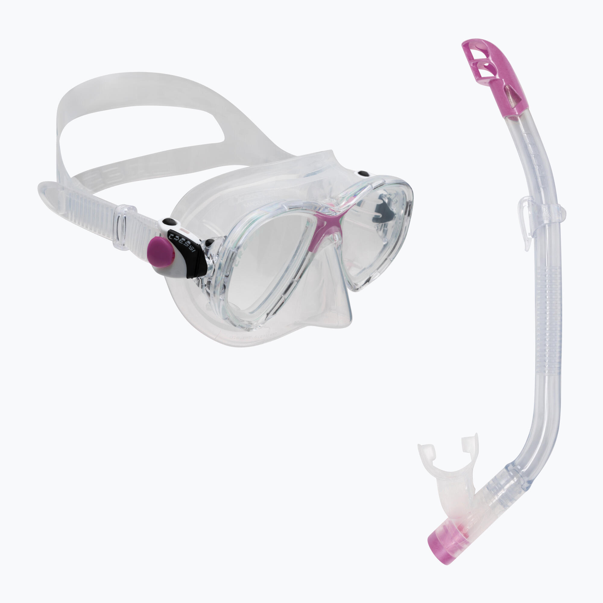 Cressi - Kit De Plongée Pour Enfants Cressi Marea Jr Masque + Top Tuba - Tuba - Rose - Taille Unique - Decathlon