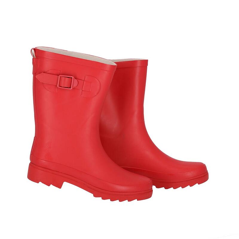 XQ - Regenlaarzen dames - Rubber - Rood - Dames Regenlaarzen - Laarzen dames